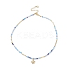 Summer Beach 304 Stainless Steel Pendant Necklaces for Women NJEW-JN05241-01-4