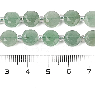 Natural Green Aventurine Beads Strands G-N342-77B-1
