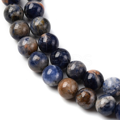 Natural Sodalite Beads Strands G-D481-12B-1