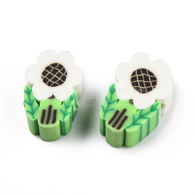Handmade Polymer Clay Beads CLAY-N010-089B-1