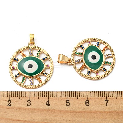 Real 18K Gold Plated Brass Pendants KK-L209-010G-04-1