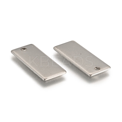 Tarnish Resistant 304 Stainless Steel Stamping Blank Tag Pendants STAS-S028-05-1