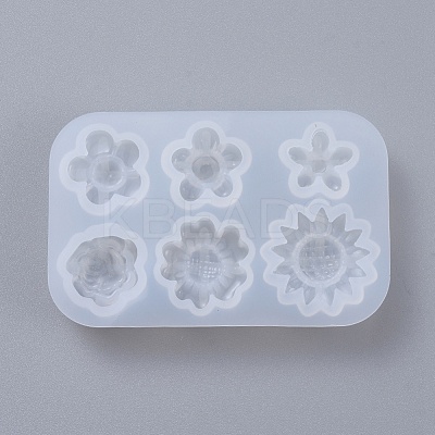 DIY Flower Silicone Molds X-DIY-D048-12C-1