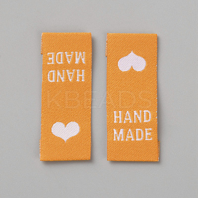 Cloth Rectangle Clothing Label DIY-TAC0040-01C-1