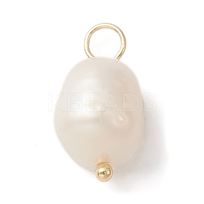Natural Freshwater Pearl Pendants X-PALLOY-JF02153-01-1