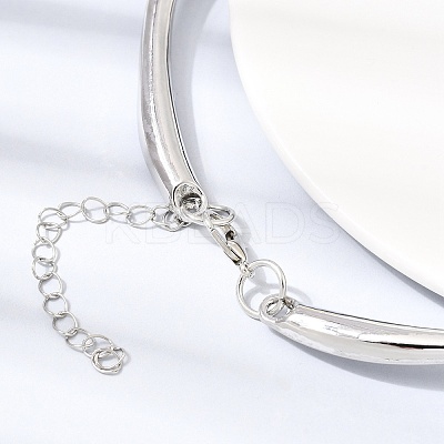 Alloy Flow Water Choker Necklaces for Women AL-CBA9074-01P-1