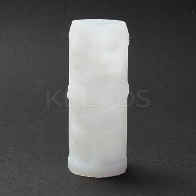 DIY Halloween Theme Skull-shaped Candle Making Silicone Statue Molds DIY-M033-01-1
