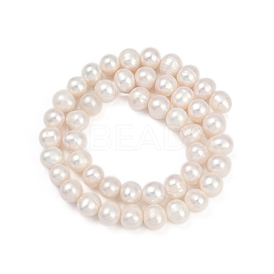Natural Cultured Freshwater Pearl Beads Strands PEAR-I007-07Z-07C-1