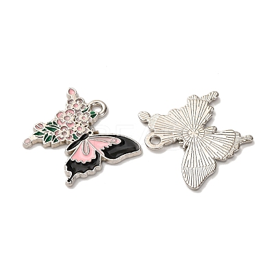 Alloy Enamel Pendants FIND-H051-01B-P-1