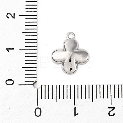 Brass Pave Clear Cubic Zirconia Charms LS-KK-V016-20P-1