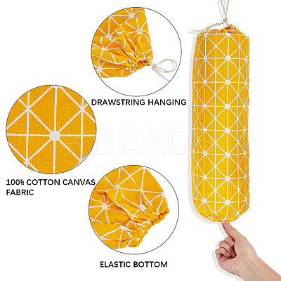 Cotton Jute Cloth Storage Pouches ABAG-WH20003-02B-1