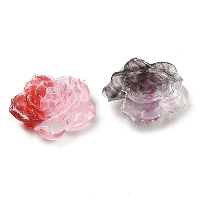 Luminous Transparent Epoxy Resin Decoden Cabochons CRES-M032-04A-1