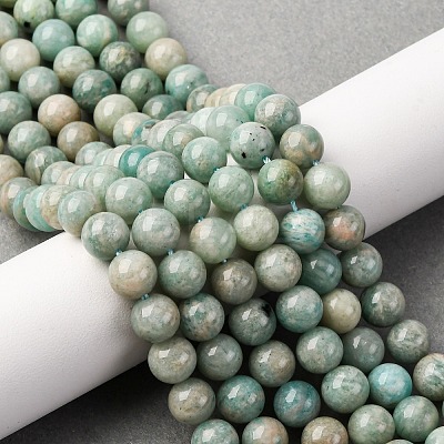 Natural Amazonite Beads Strands X1-G-K068-03-8mm-1