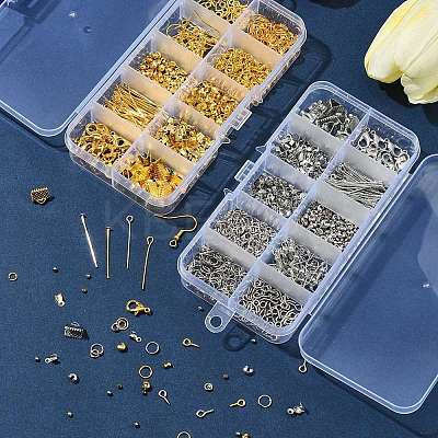 DIY Alloy & Iron Jewelry Making Findings Kit DIY-FS0005-84G-1