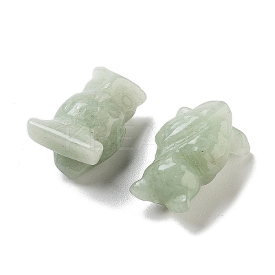 Natural Green Aventurine Carved Figurines DJEW-L023-G14-1