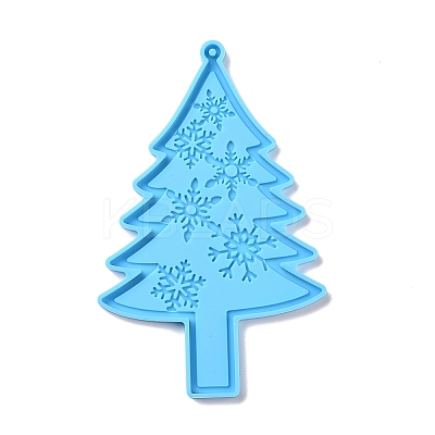 Christmas Themed Big Pendant Silicone Molds DIY-L067-C02-1