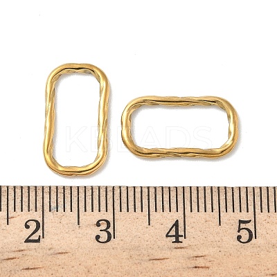 304 Stainless Steel Twisted Linking Rings STAS-L300-006B-G-1