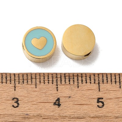 304 Stainless Steel Enamel Beads STAS-L022-096G-02-1