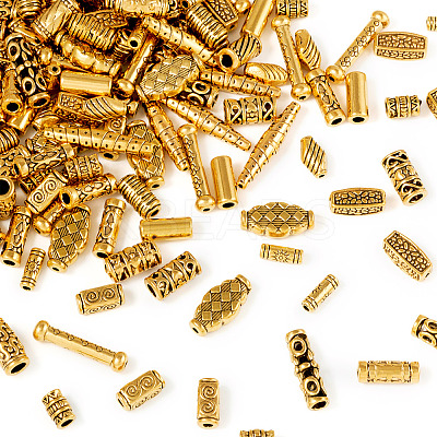 Tibetan Style Alloy Beads TIBEB-TA0001-19AG-1