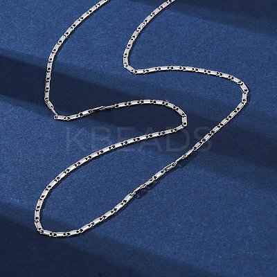 Brass Link Chain Necklaces for Women NJEW-D302-12P-1