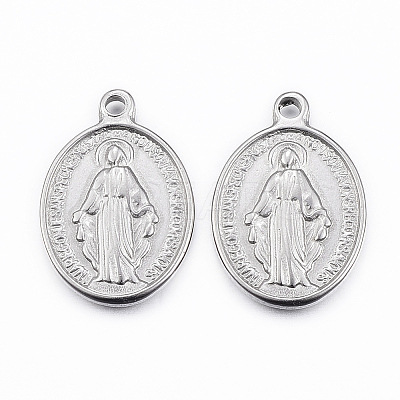 Non-Tarnish 304 Stainless Steel Pendants STAS-G179-21P-1