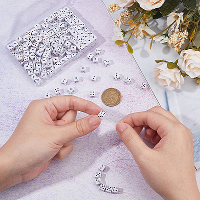 200Pcs Acrylic Beads FIND-DC0006-47-1