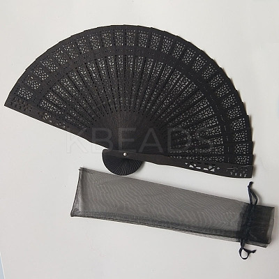 Wooden Folding Fan WOCR-PW0001-092E-1