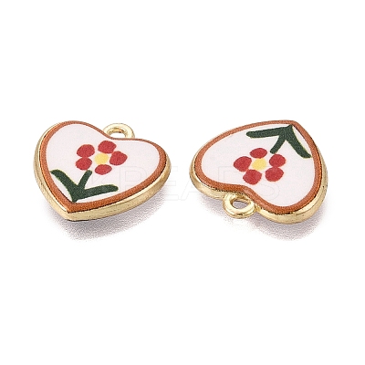 Valentine's Day Printed Alloy Pendants PALLOY-SZC0008-15A-1
