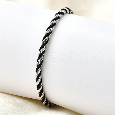 304 Stainless Steel Nylon Cord String Bracelets BJEW-Z124-01P-1