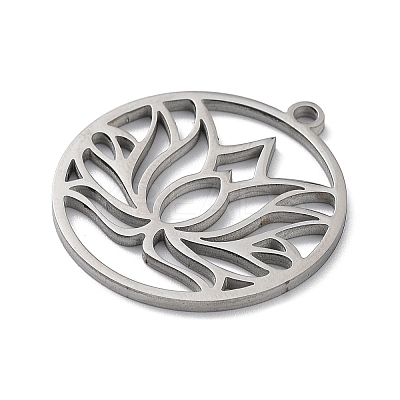 Non-Tarnish 304 Stainless Steel Pendants STAS-M323-52P-1