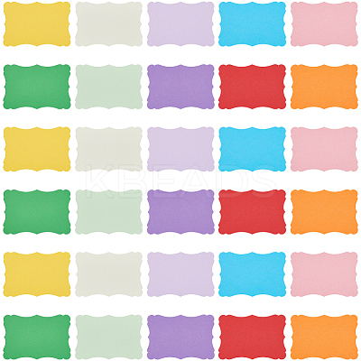 50Pcs 10 Colors DIY Paper Blank Greeting Cards AJEW-CP0010-26A-1