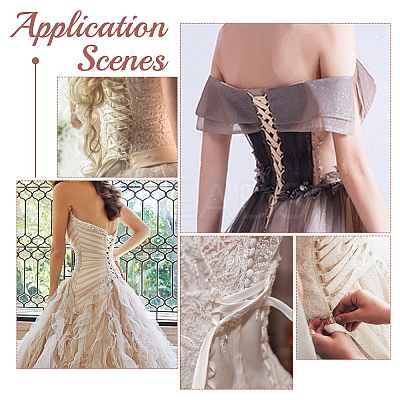 Women's Wedding Dress Zipper Replacement DIY-WH0304-364A-1