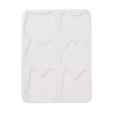 Animal Hair Clips Cabochon Silicone Molds DIY-Q033-03B-1