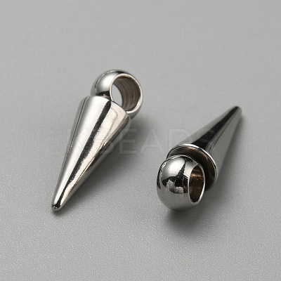 201 Stainless Steel Pendants STAS-WH0044-28B-P-1