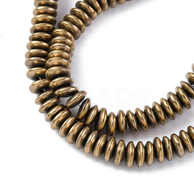 Electroplated Non-magnetic Hematite Beads Strands G-P571-B01-01B-1