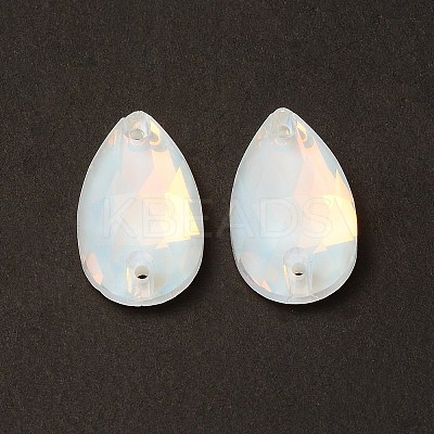Mocha Effect Teardrop Shape Sew on Rhinestone GLAA-A024-04B-001AM-1