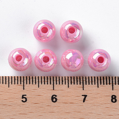 Opaque Acrylic Beads X-MACR-S370-D8mm-A02-1