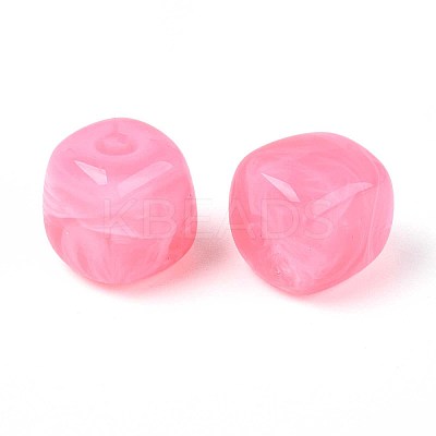 Opaque Acrylic Beads X-OACR-ZX006-33D-1