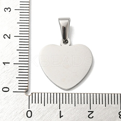 Non-Tarnish 304 Stainless Steel Pendants STAS-I135-12P-B-1