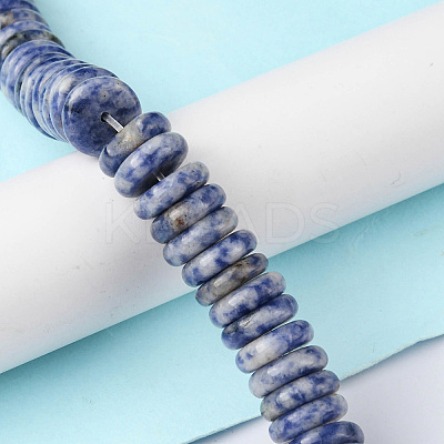Natural Blue Spot Jasper Beads Strands G-F743-06L-1