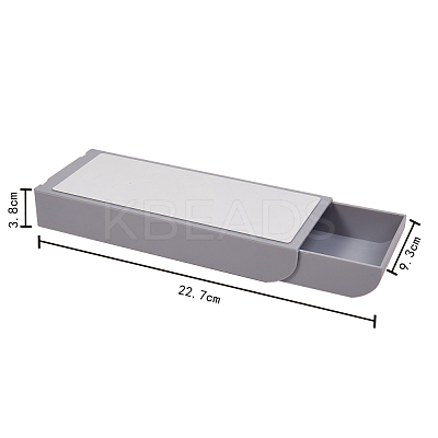 2 Colors Plastic Under Desk Storage AJEW-SZ0001-16A-1
