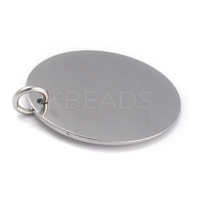 Non-Tarnish 304 Stainless Steel Pendants STAS-O126-01B-P-1