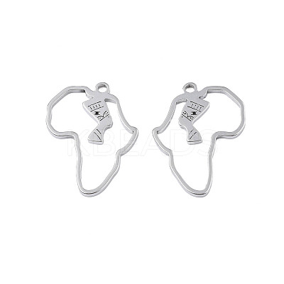 Non-Tarnish 201 Stainless Steel Pendants STAS-T063-164P-1