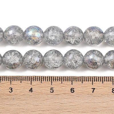 Crackle Czech Pressed Glass Beads GLAA-I061-17-1