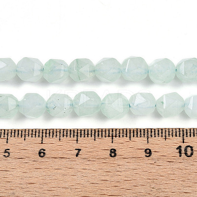 Dyed Natural White Jade Beads Strands G-T139-8mm-46J-1
