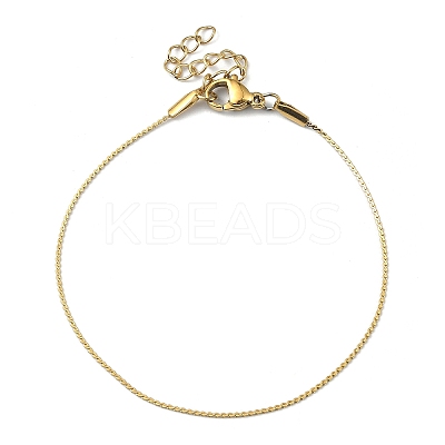 Ion Plating(IP) 304 Stainless Steel Serpentine Chain Bracelets BJEW-D020-01G-1