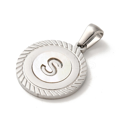 304 Stainless Steel Pendants STAS-I204-S-P-1
