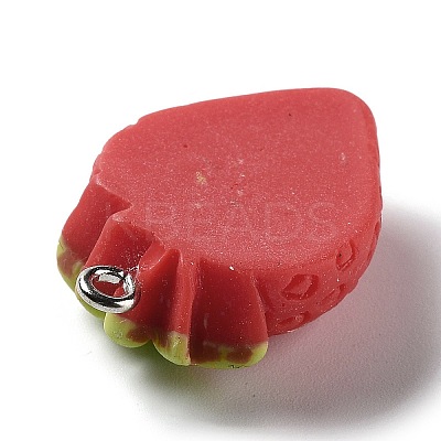 Fruits Opaque Resin Pendants LS-RESI-A030-02B-1