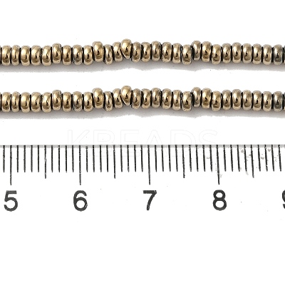 Electroplated Synthetic Non-magnetic Hematite Beads Strands G-I364-I01-01B-1