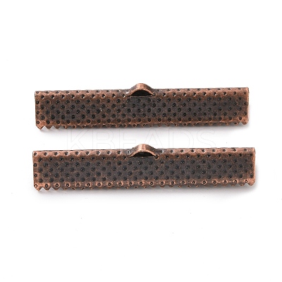 Iron Ribbon Crimp Ends IFIN-R228-10R-1